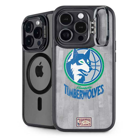 NBA Minnesota Timberwolves Hardwood Classics iPhone 15 Pro Kickstand Case